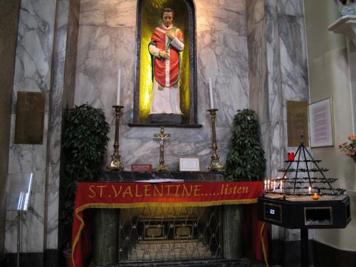 St. Valentine in the Whitefriar Street Carmelite Church Dublin