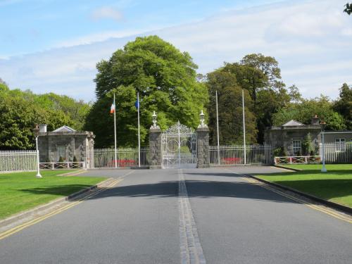 The Gate of the Residence of the Irish President