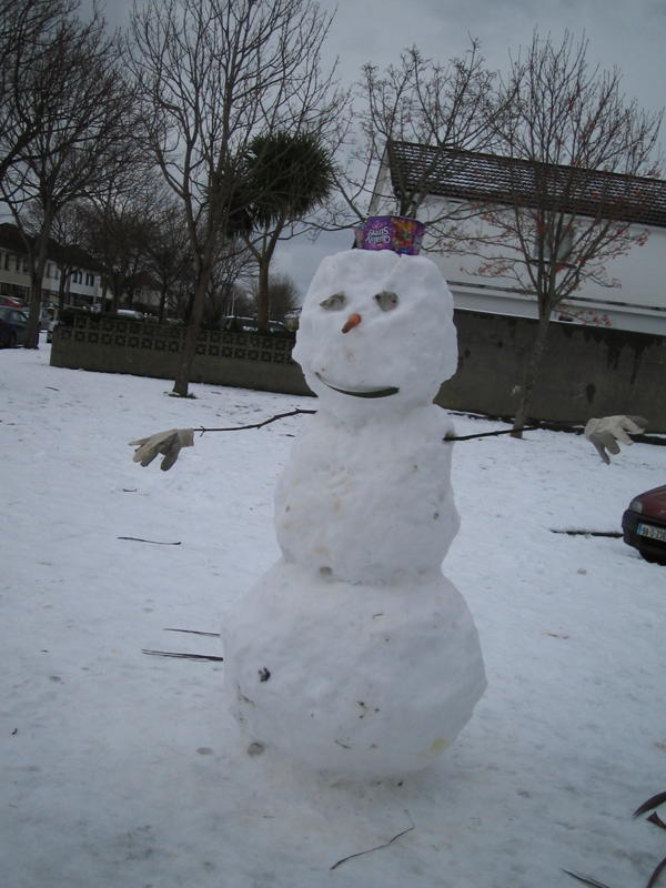 snowman in ireland